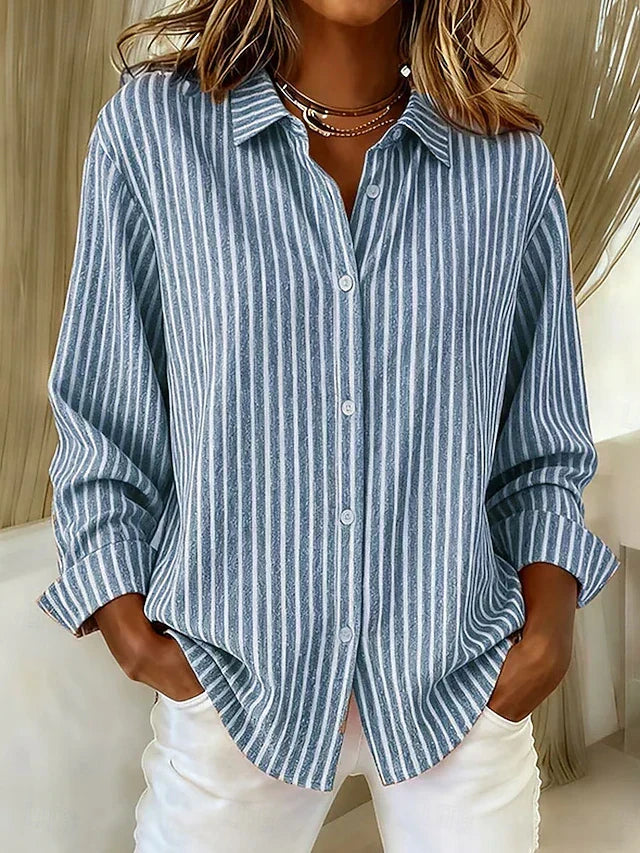 Jacqueline™ | Camicia a Righe Button Down