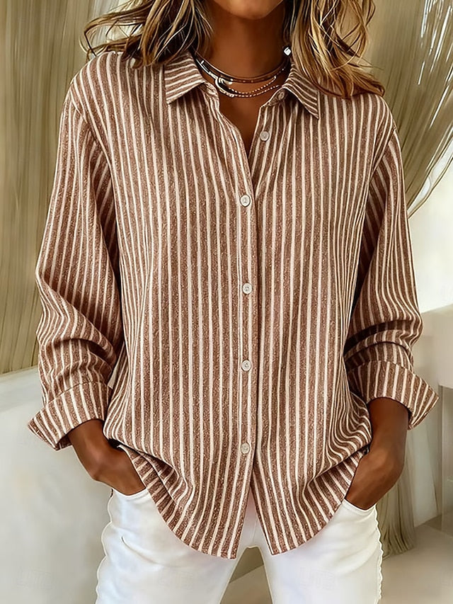 Jacqueline™ | Camicia a Righe Button Down