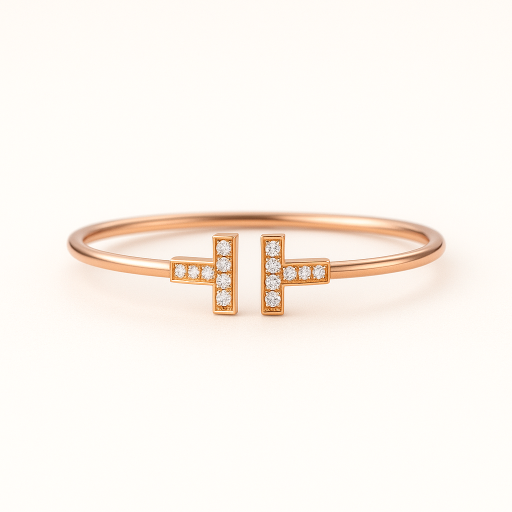 TESS 'T' Charm Bracelet