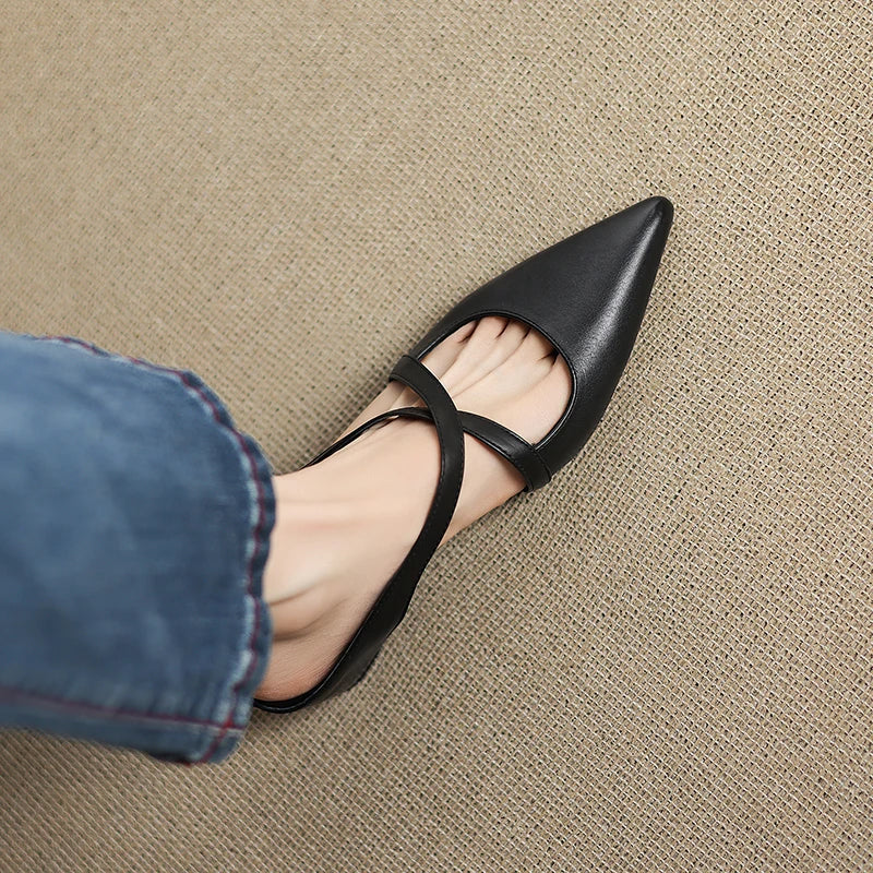 Aluna™ | Mules in Vera Pelle