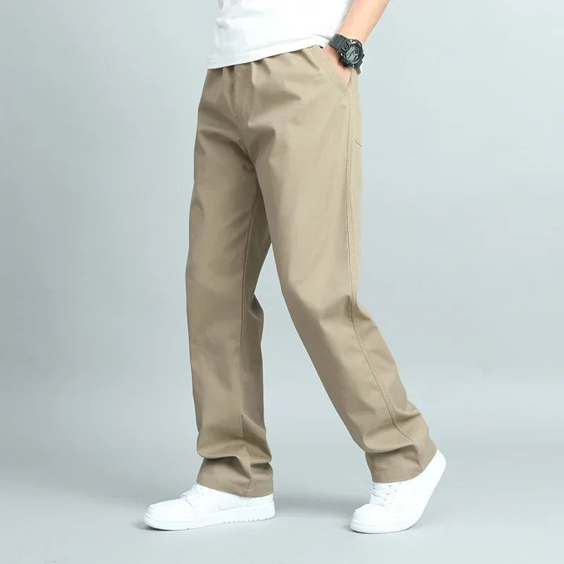 MEN'S WIDE COTTON PANTS