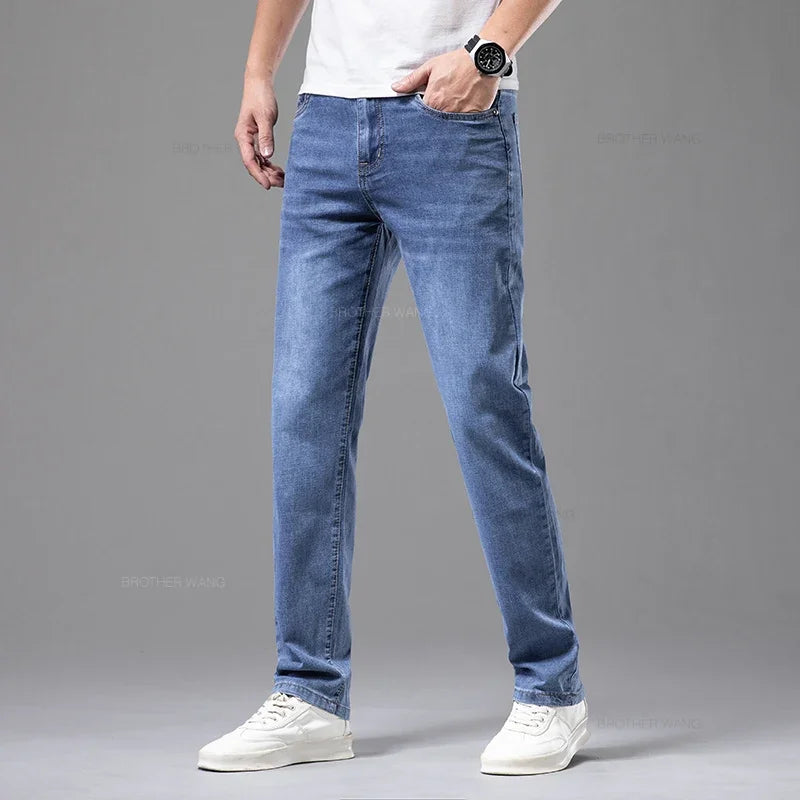 GIULIO | LIGHTWEIGHT STRAIGHT SUMMER PANTS