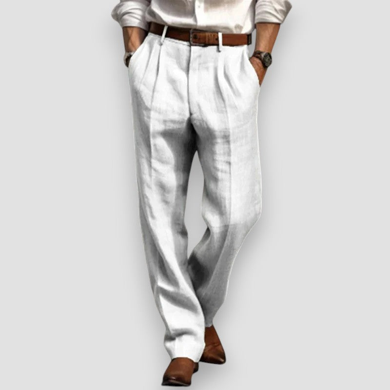 LÉONARD™ | CLASSIC LINEN PANTS