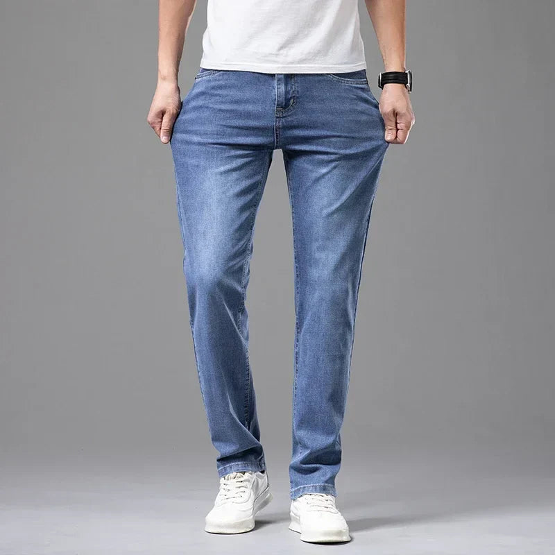 GIULIO | LIGHTWEIGHT STRAIGHT SUMMER PANTS