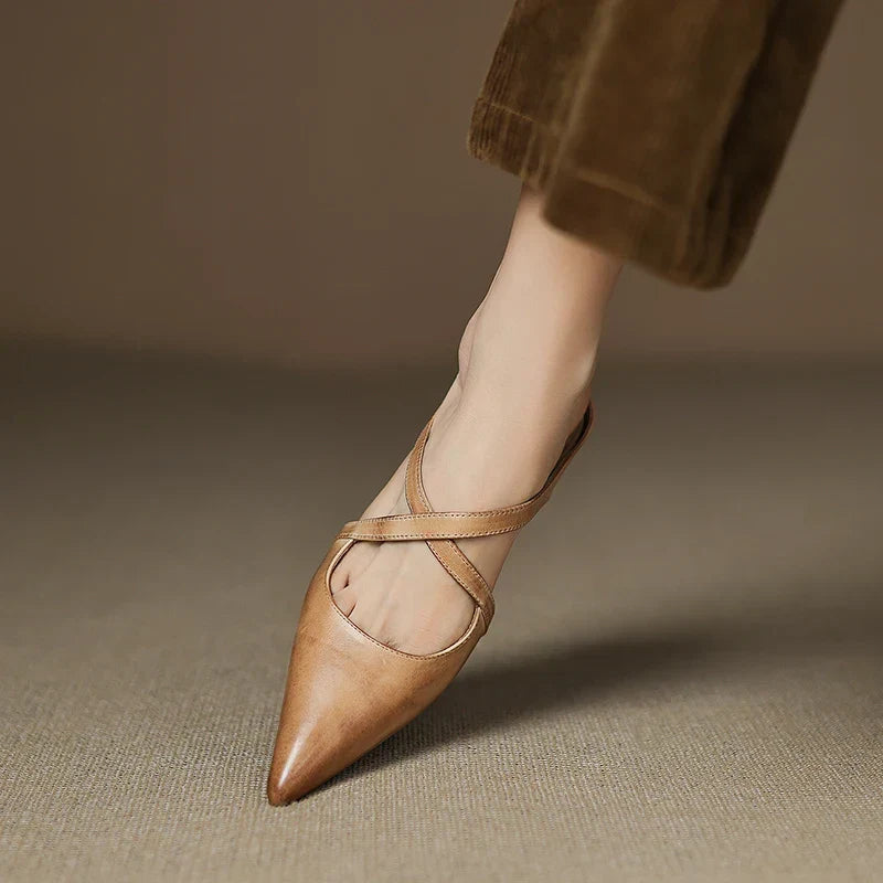 Aluna™ | Mules in Vera Pelle