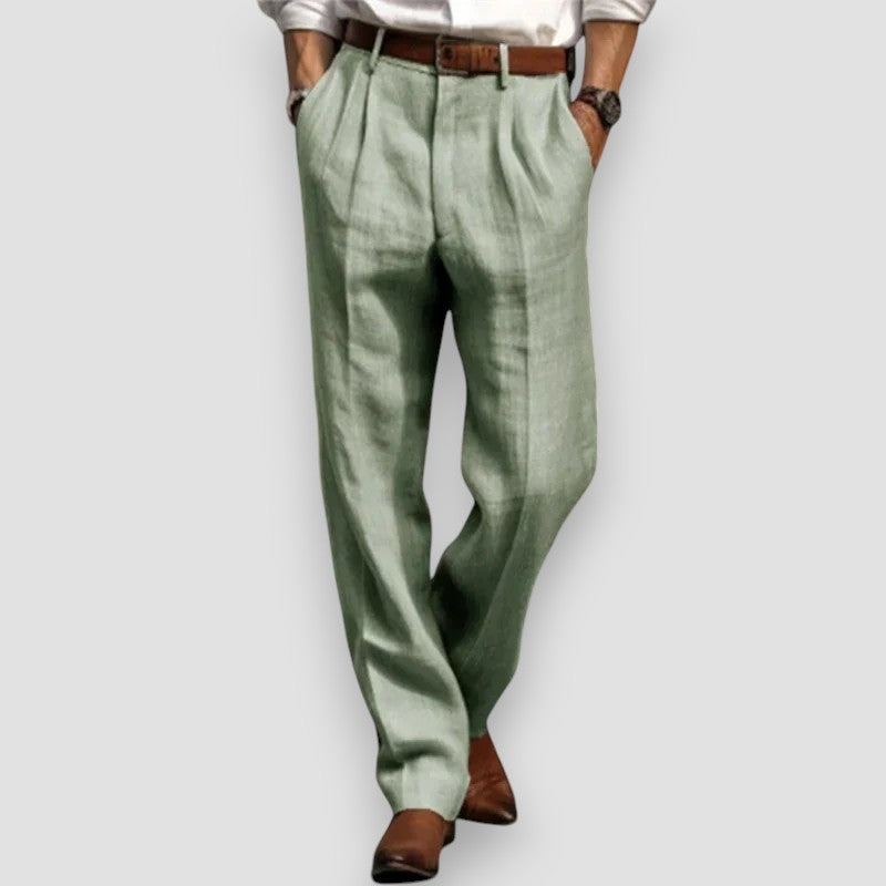 LÉONARD™ | CLASSIC LINEN PANTS