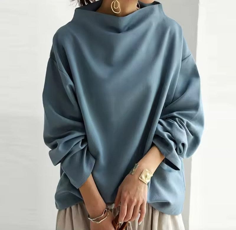 Margot | Top in maglia morbida con collo alto