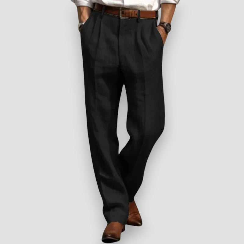 LÉONARD™ | CLASSIC LINEN PANTS