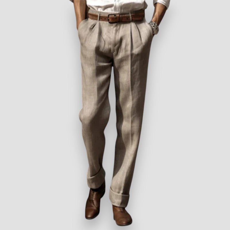 LÉONARD™ | CLASSIC LINEN PANTS