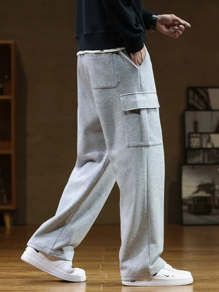 FLEECE CARGO PANTS