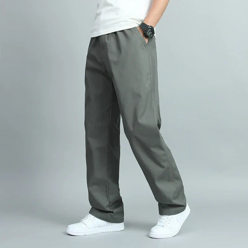 MEN'S WIDE COTTON PANTS