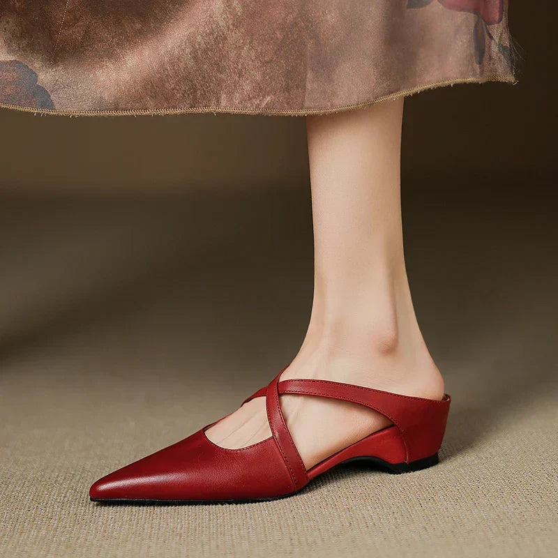 Aluna™ | Mules in Vera Pelle
