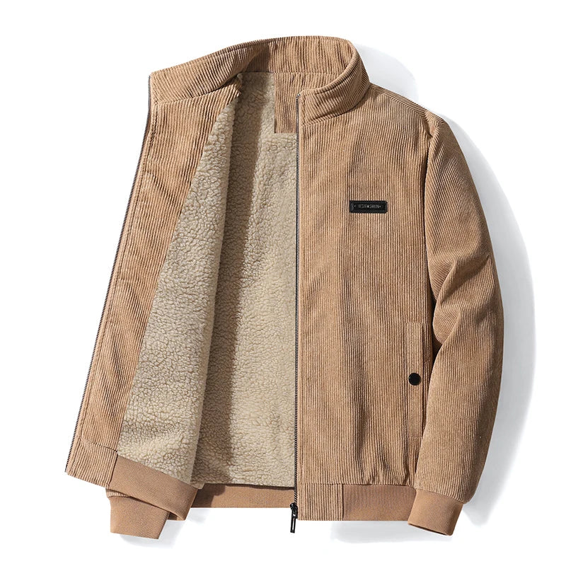 Ludo | cord jacket with fleece lining