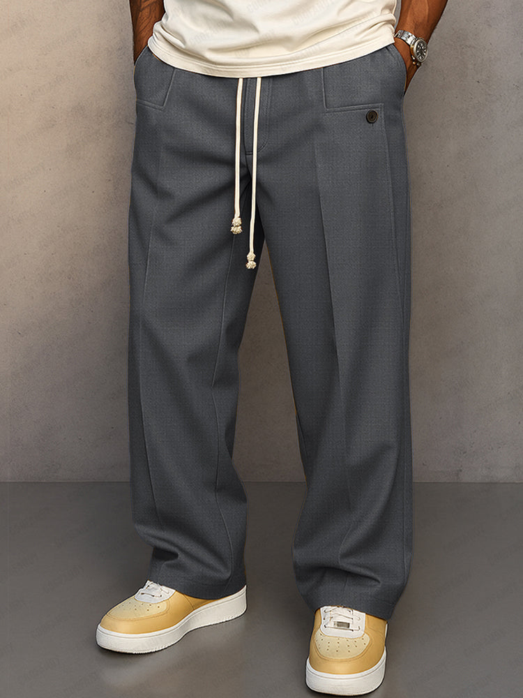 ELEGANT PANTS WITH DRAWSTRING