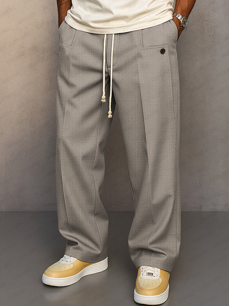 ELEGANT PANTS WITH DRAWSTRING