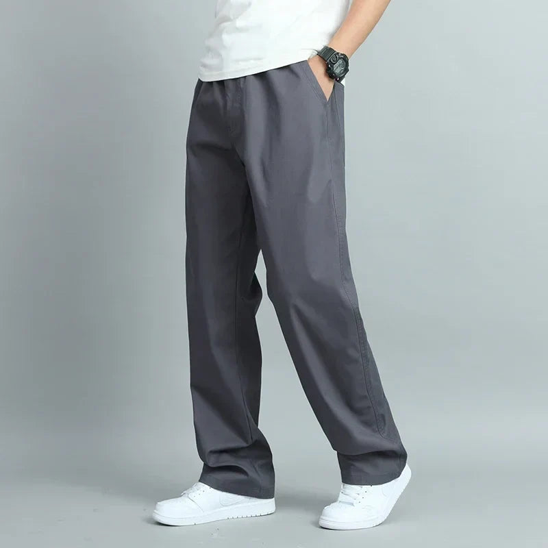 MEN'S WIDE COTTON PANTS