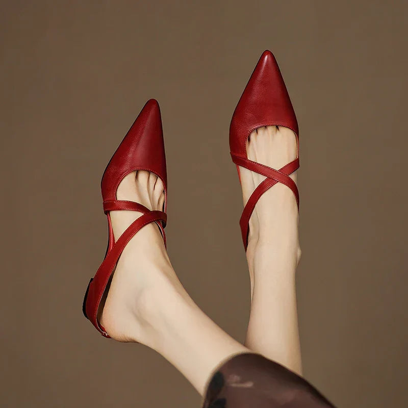 Aluna™ | Mules in Vera Pelle