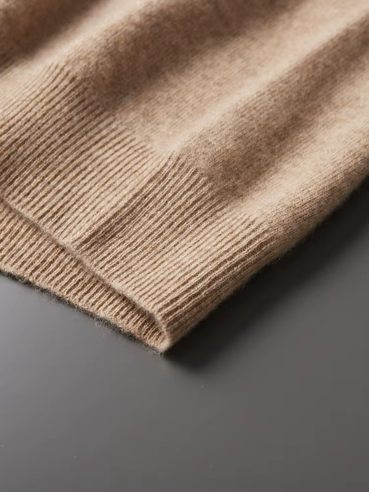100% CASHMERE HOODED SWEATER