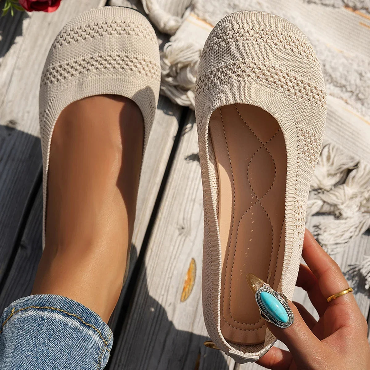 Clara | Sneakers Ortopediche in Tessuto