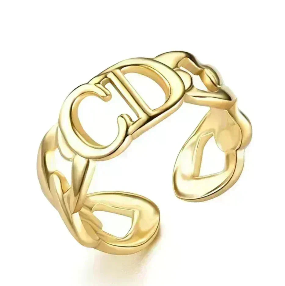 CD-Inspired Statement Ring