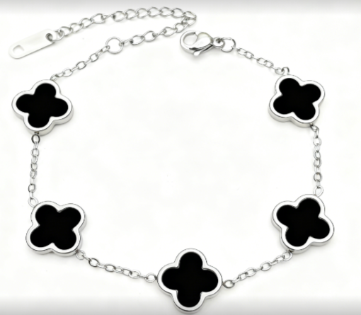 Silver Clover Bracelet