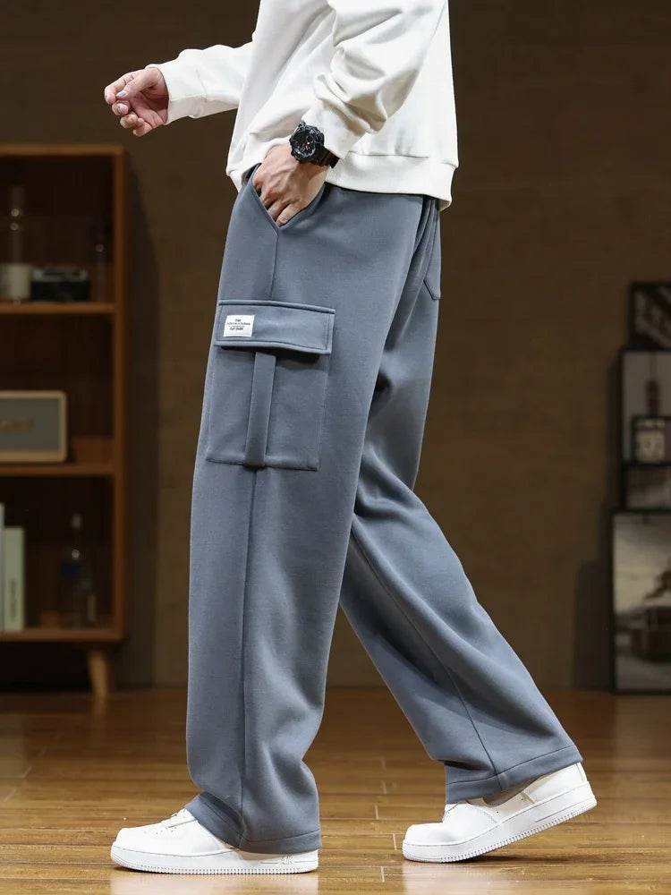 FLEECE CARGO PANTS