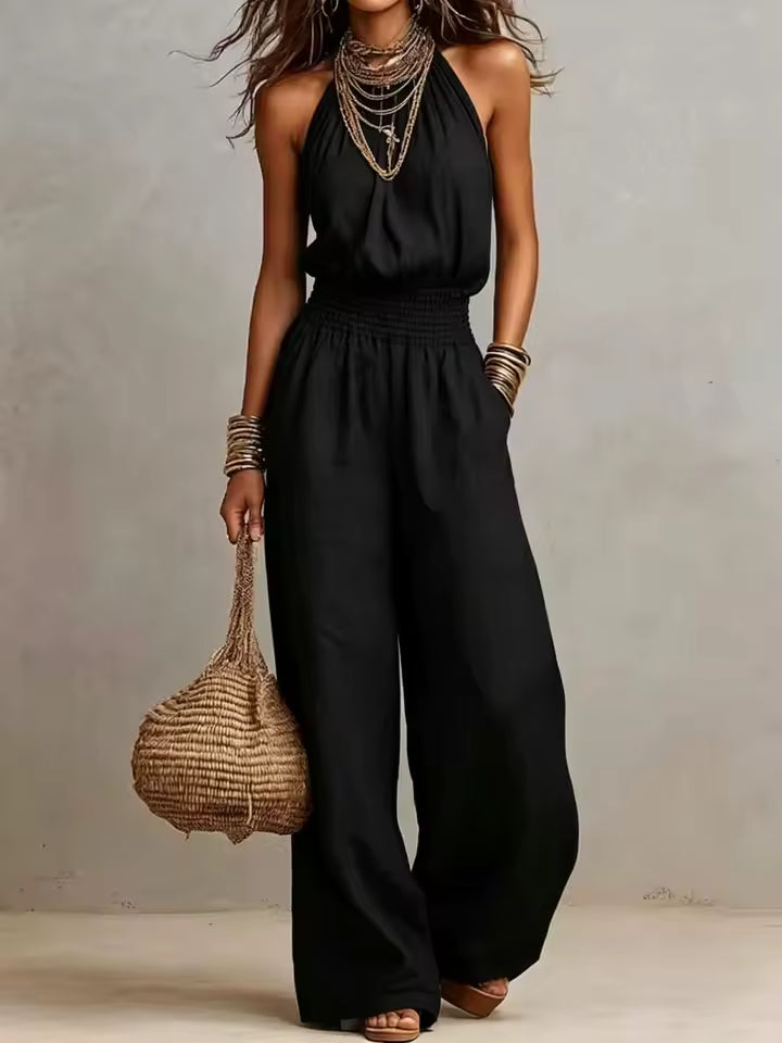 Valeria | Tuta Elegante con Scollo Halter