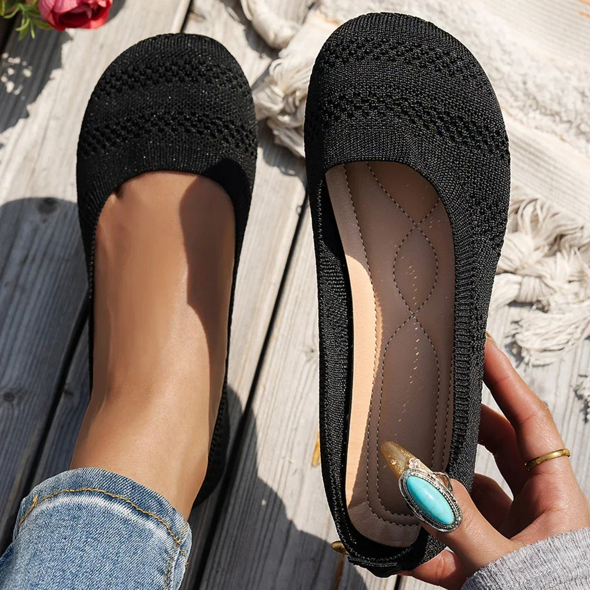 Clara | Sneakers Ortopediche in Tessuto