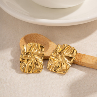 KAIA Geometric Square Earrings