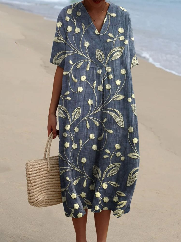 Eleanor | Comfortable Floral Maxi Summer Dress