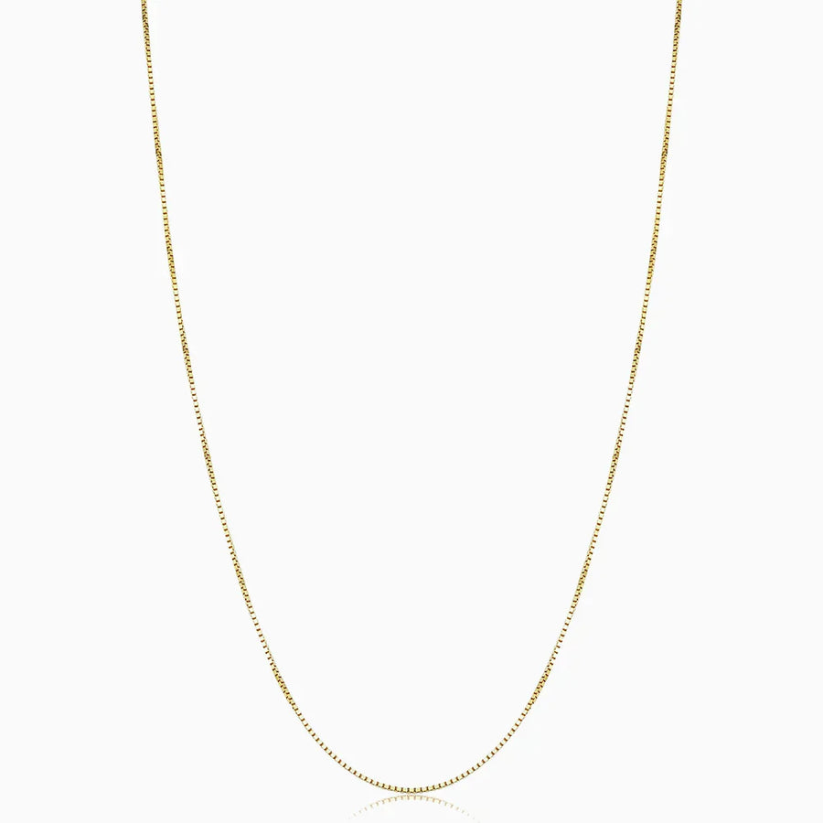 Bodega Box Necklace | Gold