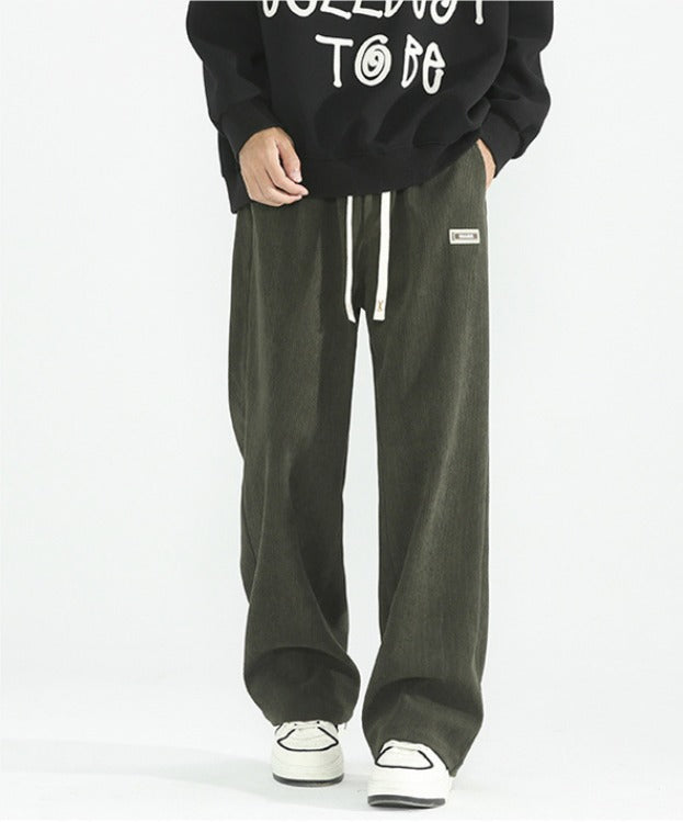 Wide Corduroy Pants for Men
