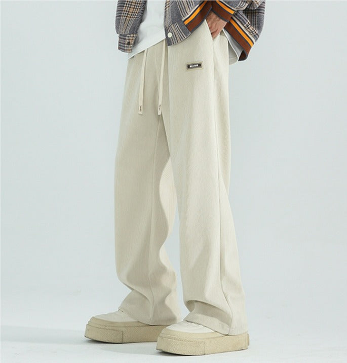 Wide Corduroy Pants for Men