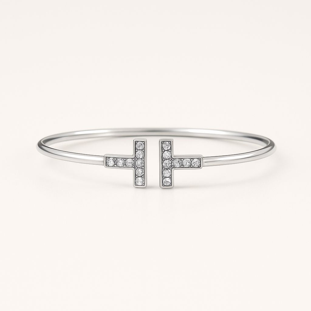 TESS 'T' Charm Bracelet