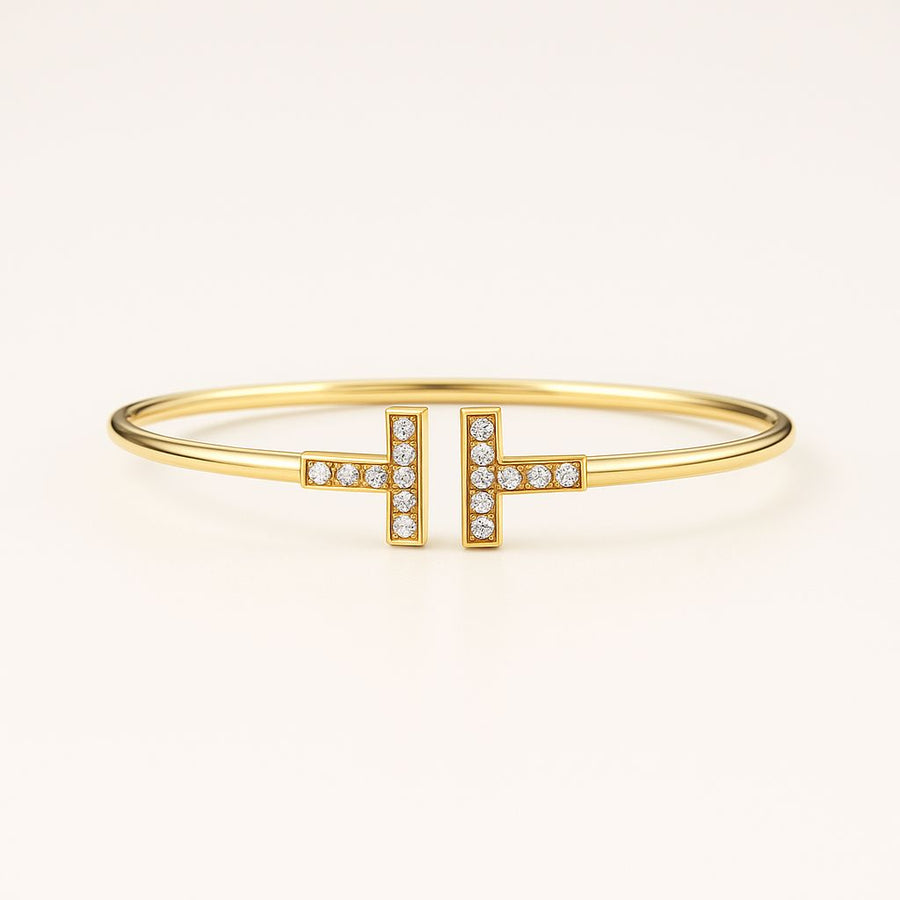 TESS 'T' Charm Bracelet