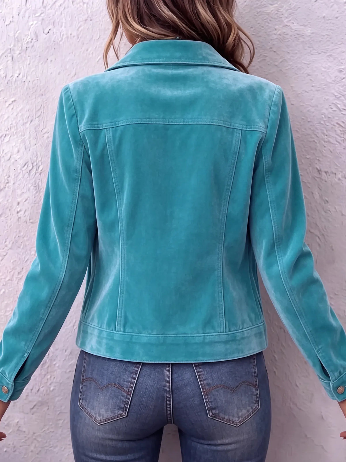 Amandria - Giacca Button Vintage Lavata