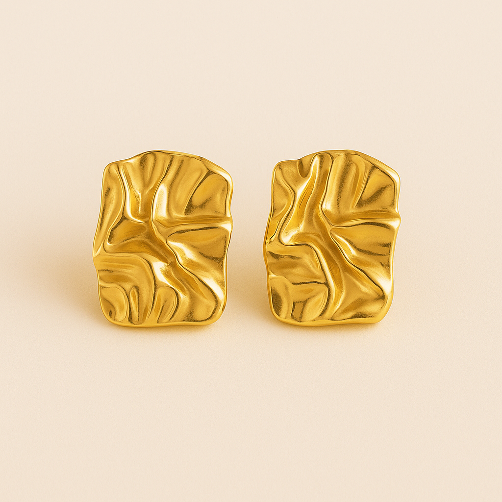 KAIA Geometric Square Earrings