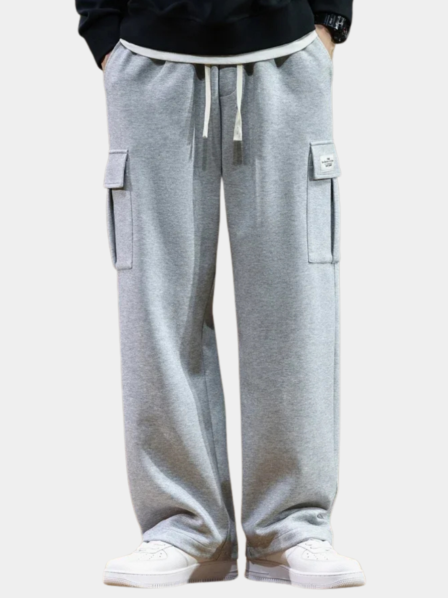 FLEECE CARGO PANTS