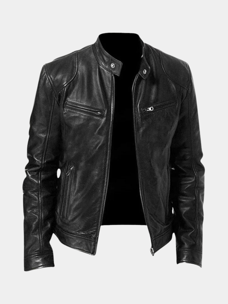 ELEGANT HIGH-END LEATHER JACKET FOR MEN