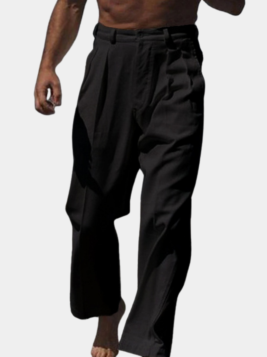 THÉO | WIDE-LEG LINEN PANTS