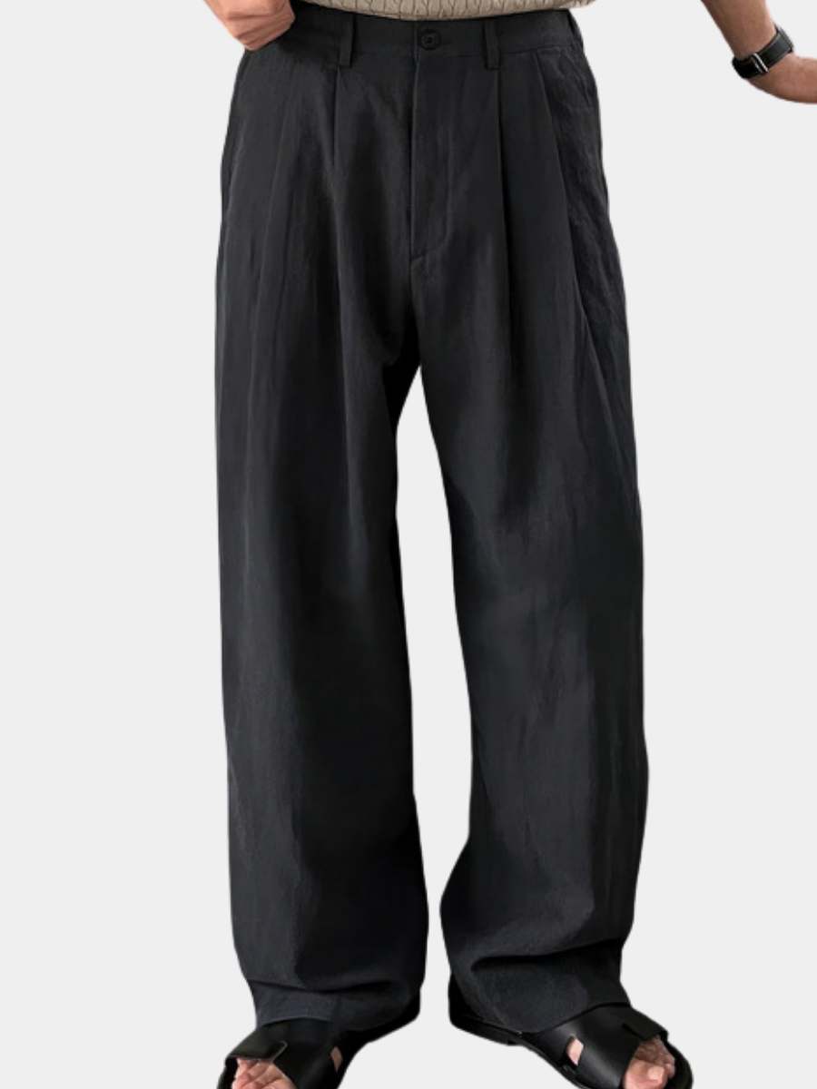 LOUIS | WIDE LEG LINEN PANTS