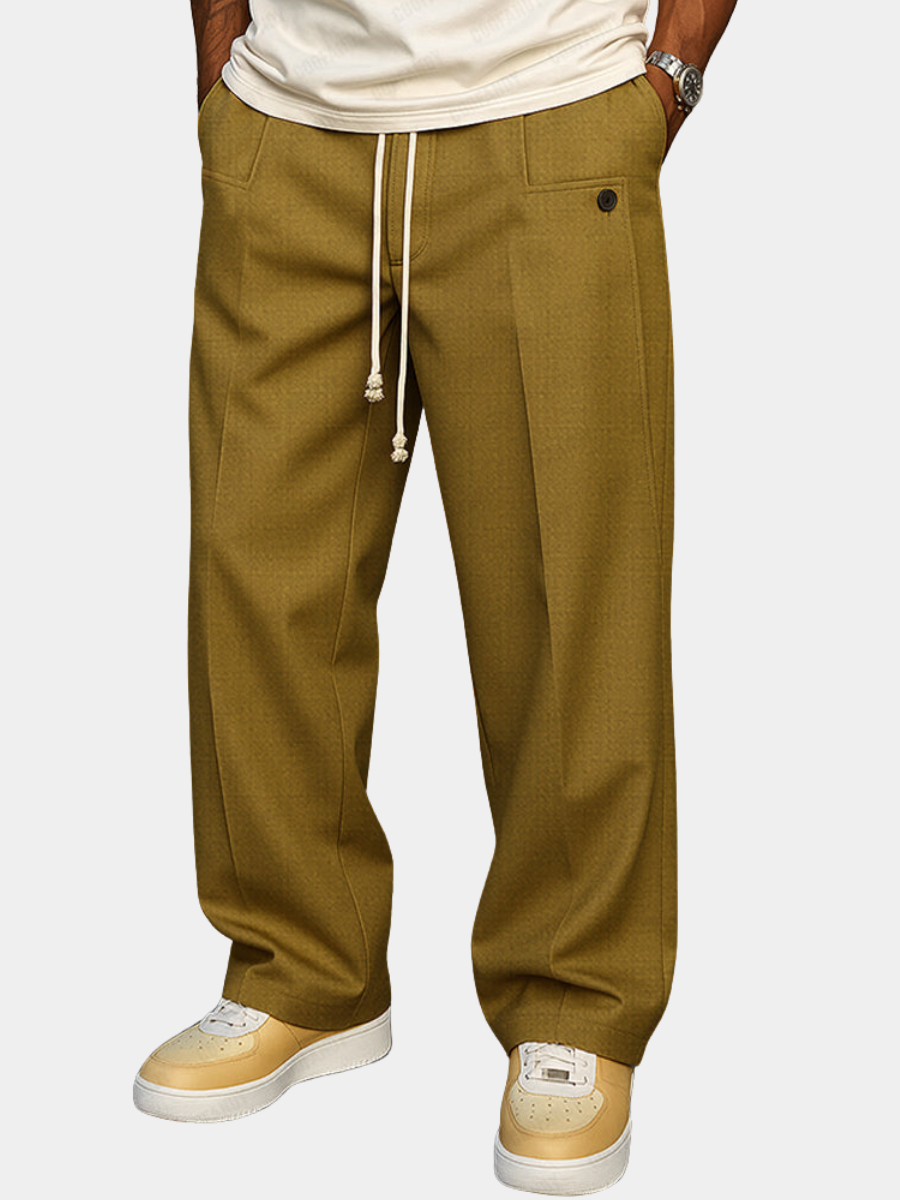 ELEGANT PANTS WITH DRAWSTRING