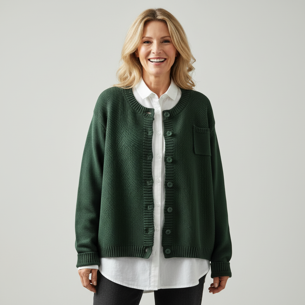 Berlinda™ Cardigan Accogliente in Maglia