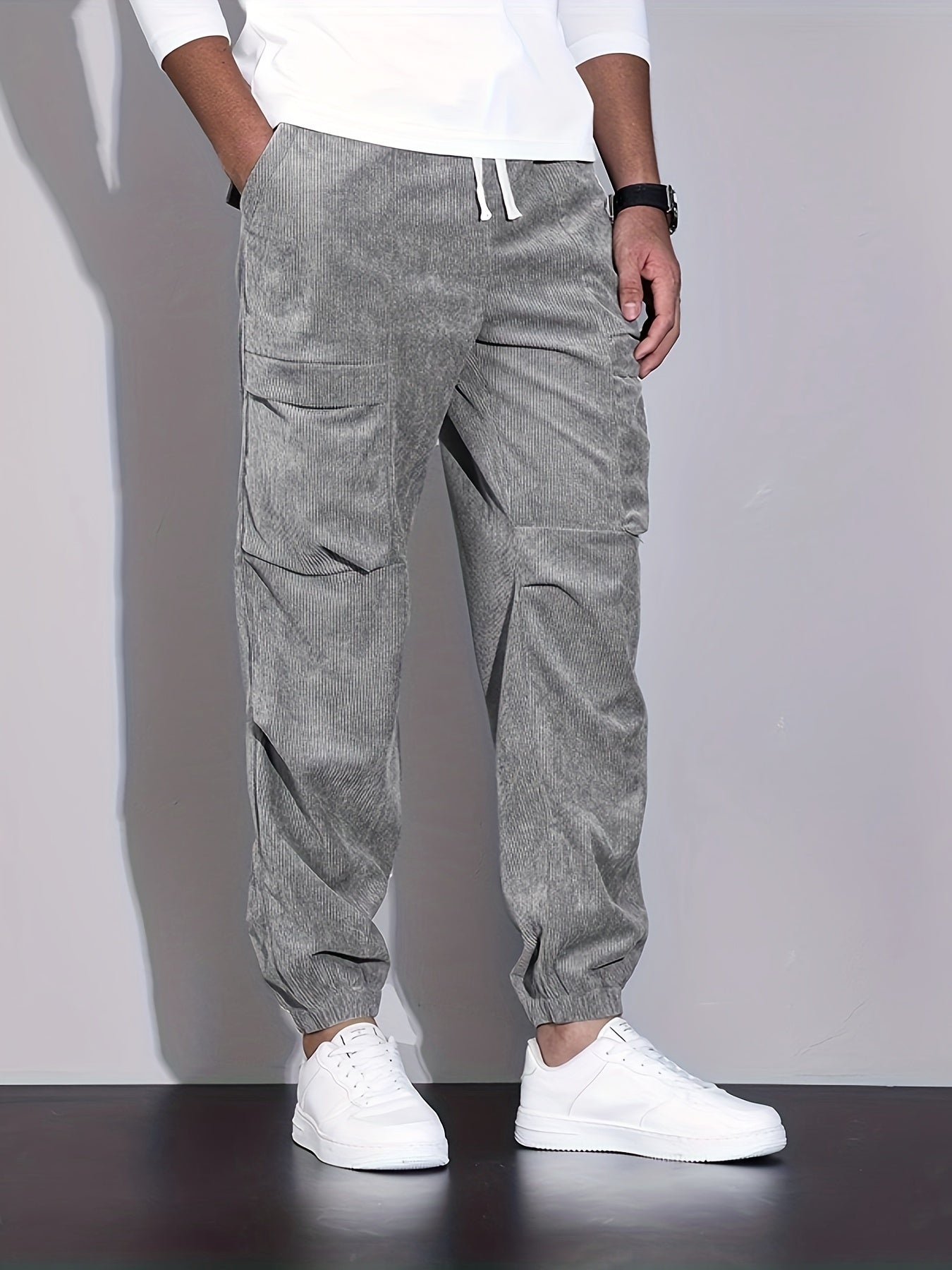 CORDUROY CARGO PANTS