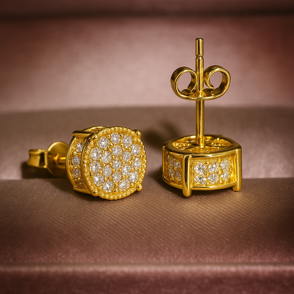 Zirconia-Studded EDDI Earrings