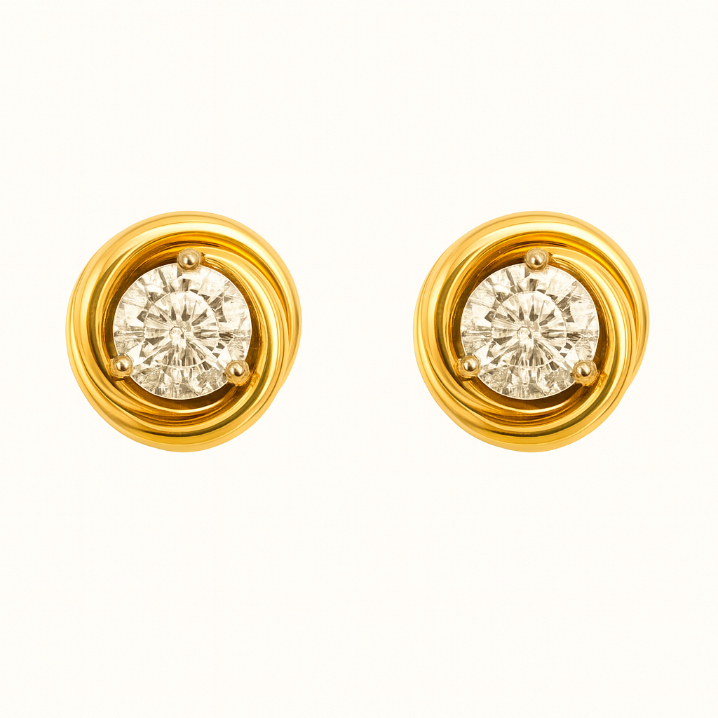 TRINITY Diamond Stud Earrings