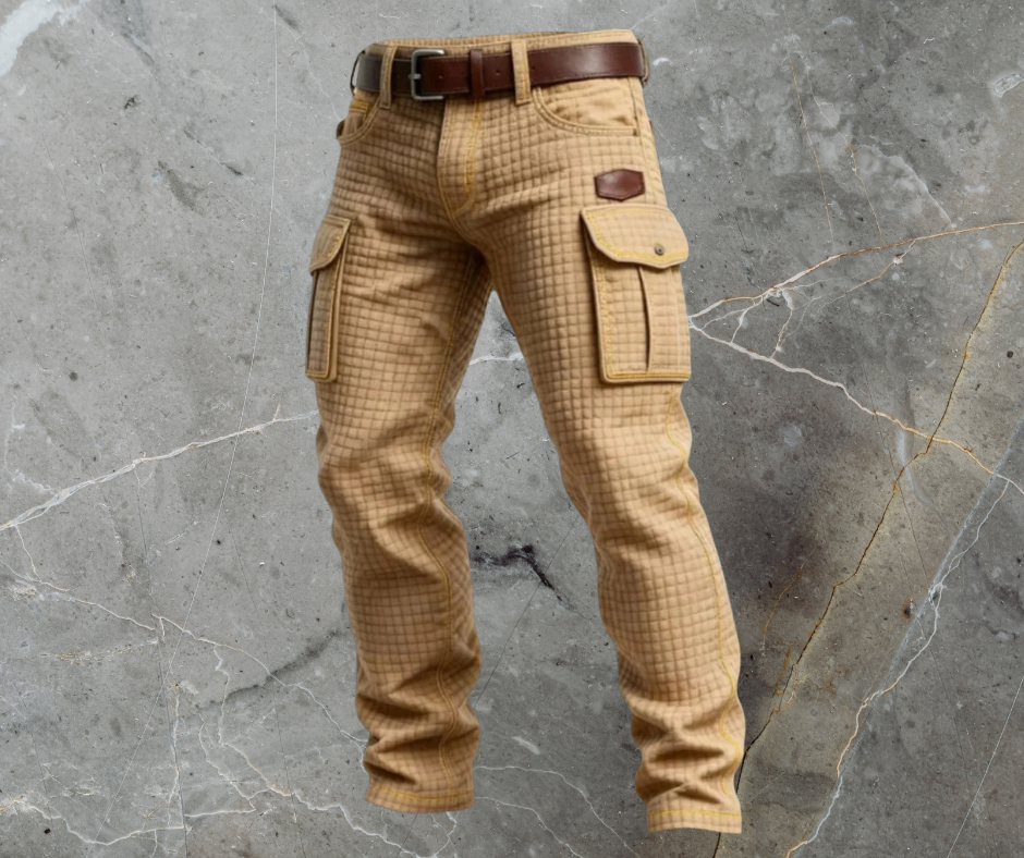 REINFORCED CARGO PANTS FOR MEN