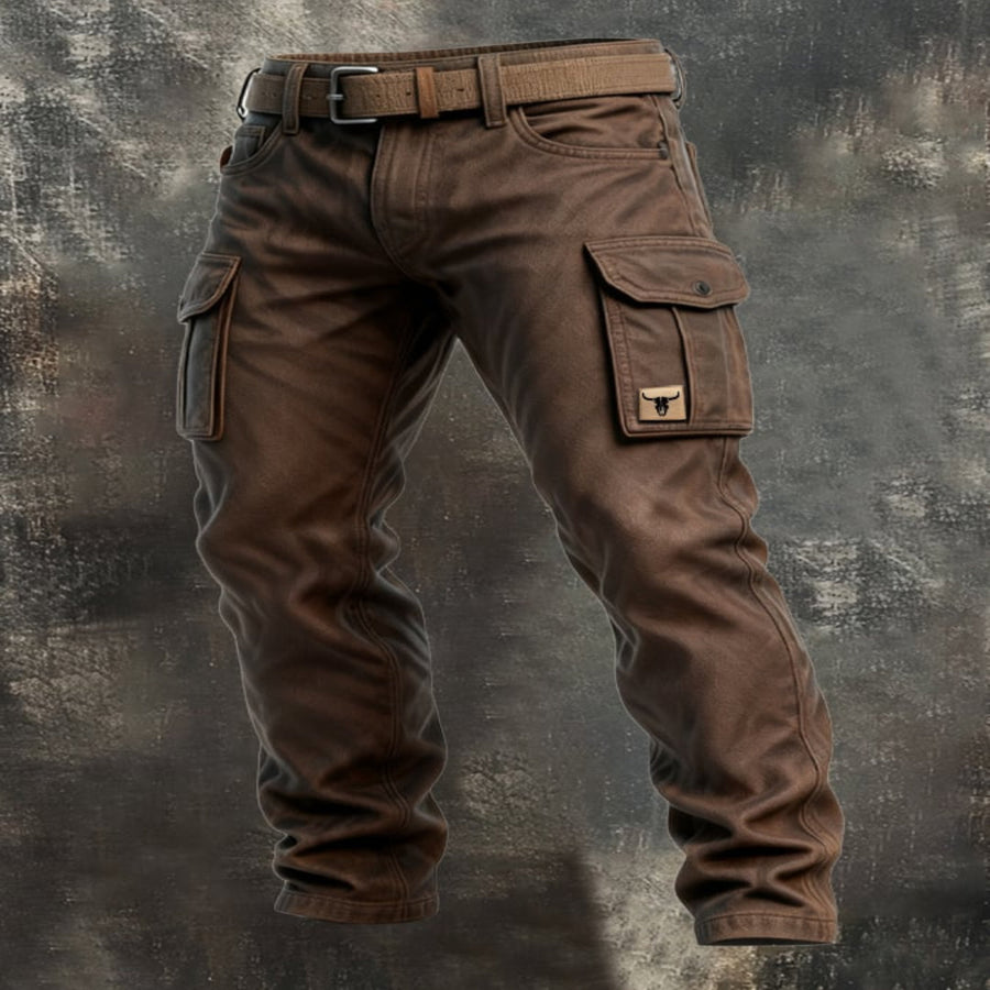 DOUBLE-LINED CARGO PANTS FOR MEN