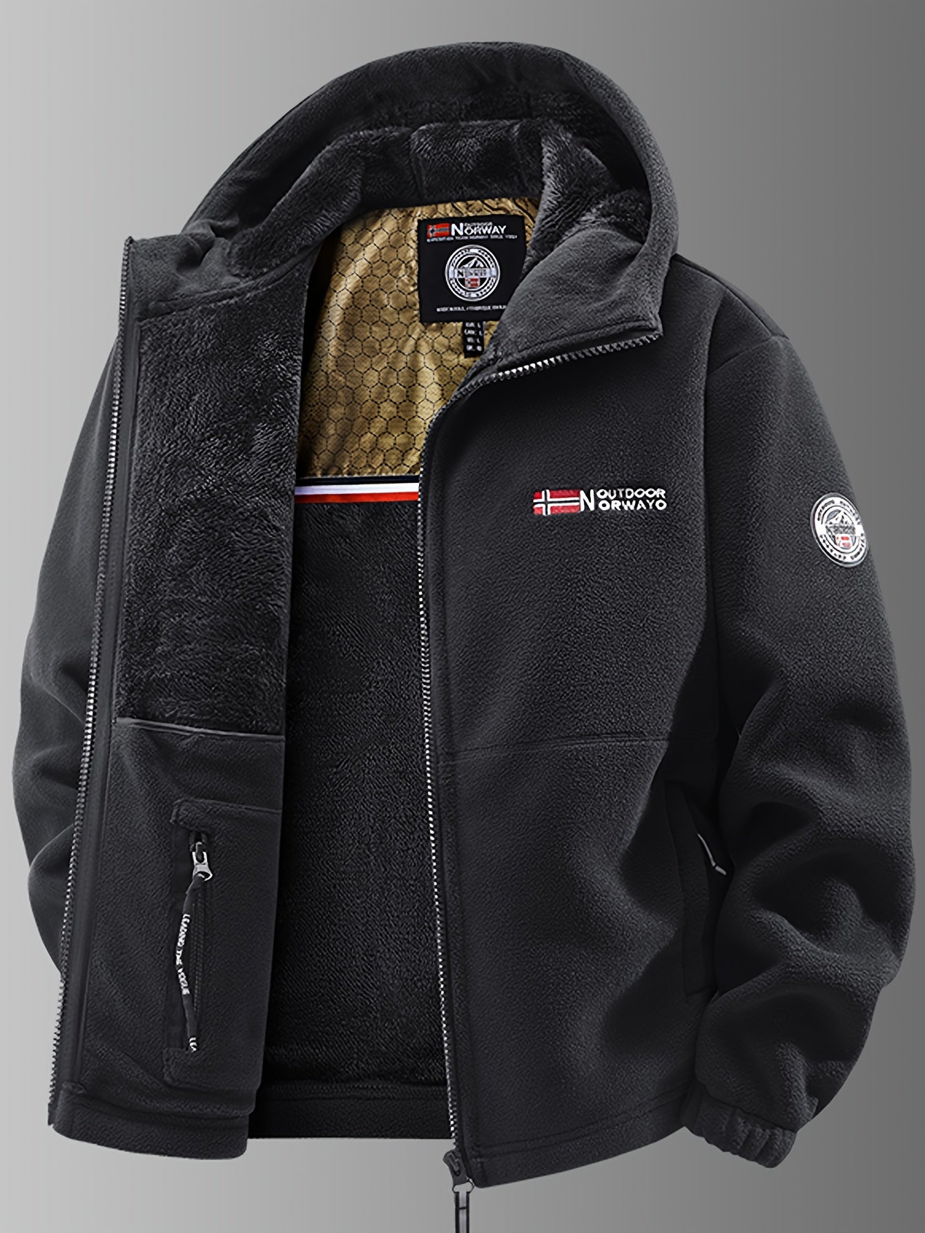 THERMAL POLAR FLEECE JACKET FOR MEN