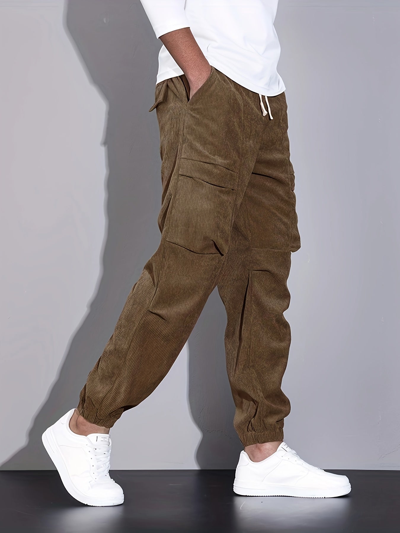 CORDUROY CARGO PANTS